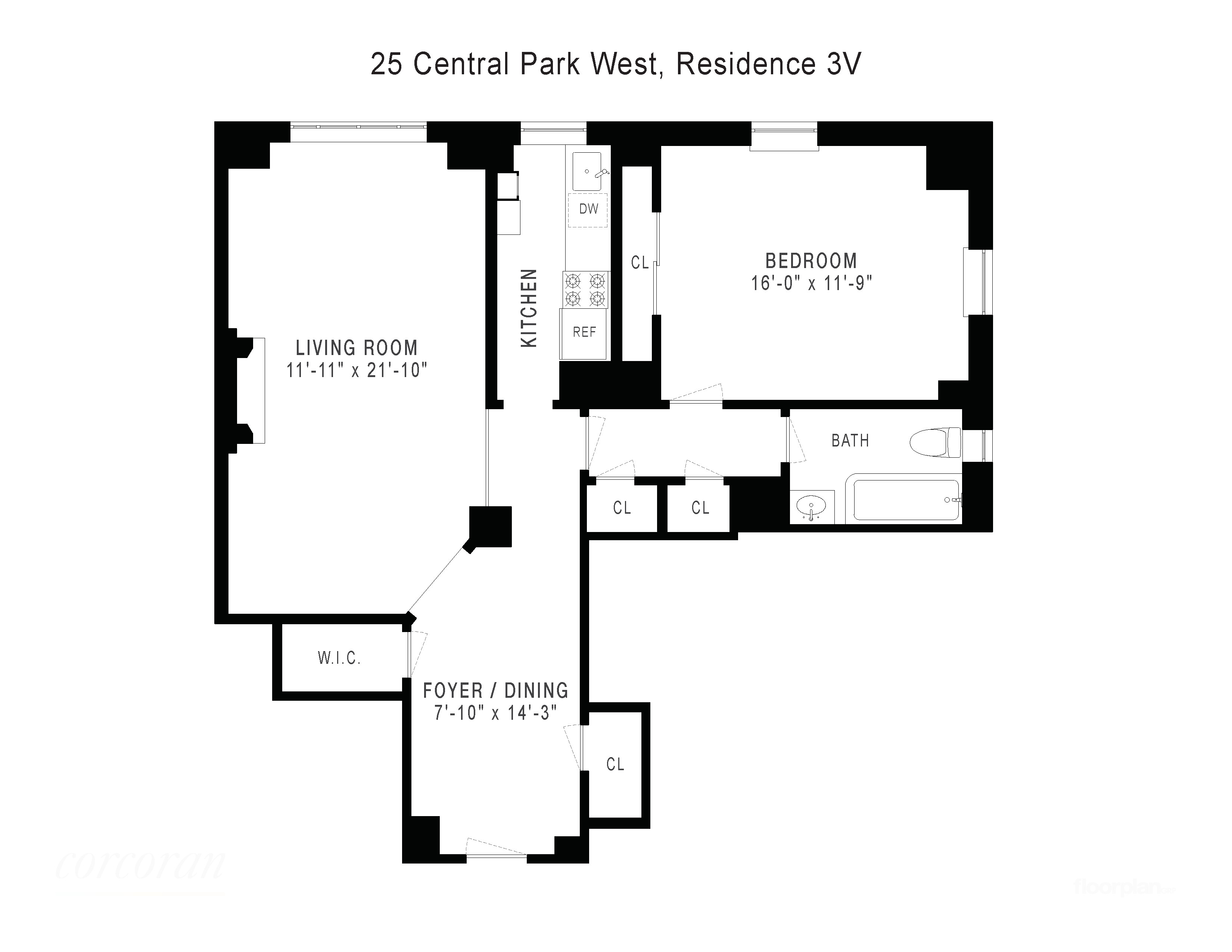 25 Central Park West, Unit 3V | Compass