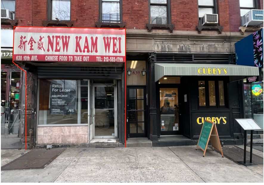 $9,800 | 630 10th Avenue, Unit RETAIL | Hell's Kitchen