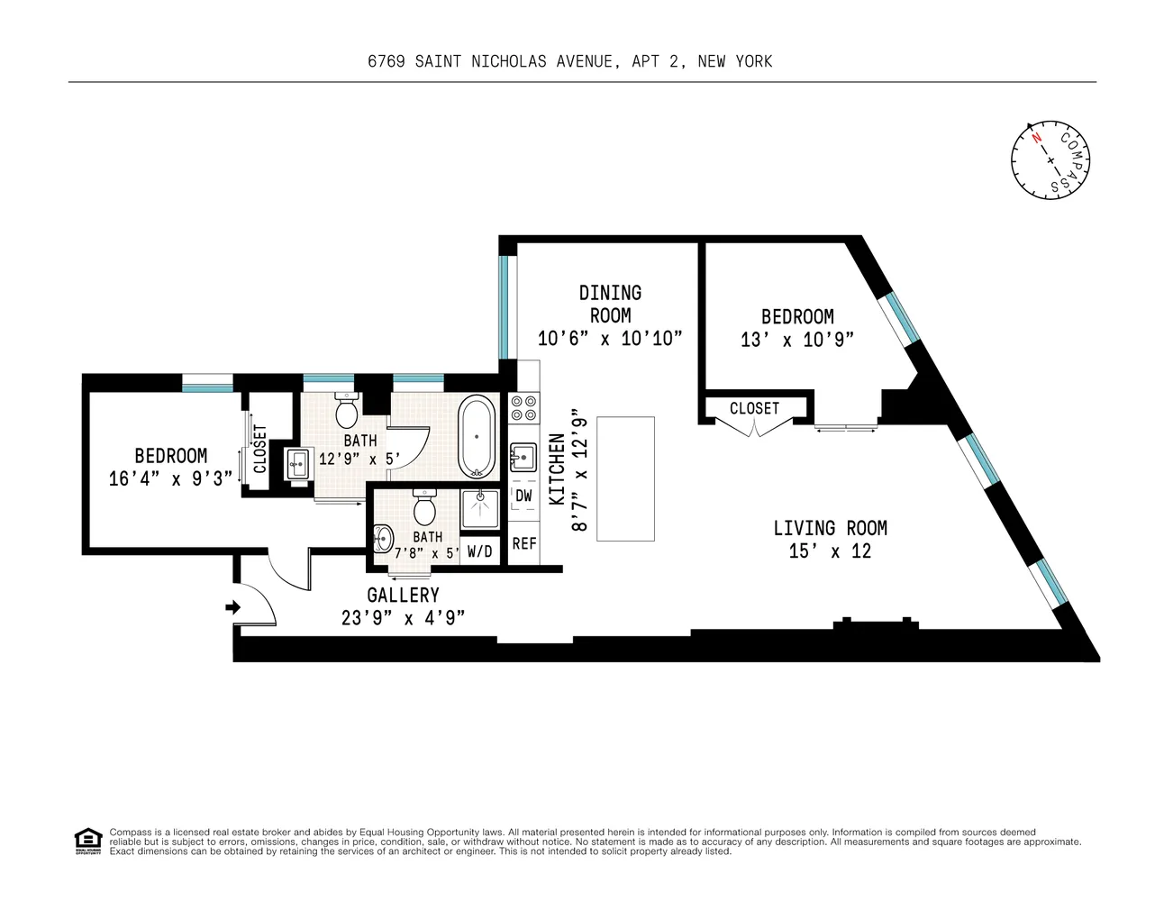 67 St Nicholas Avenue Unit 6 Compass