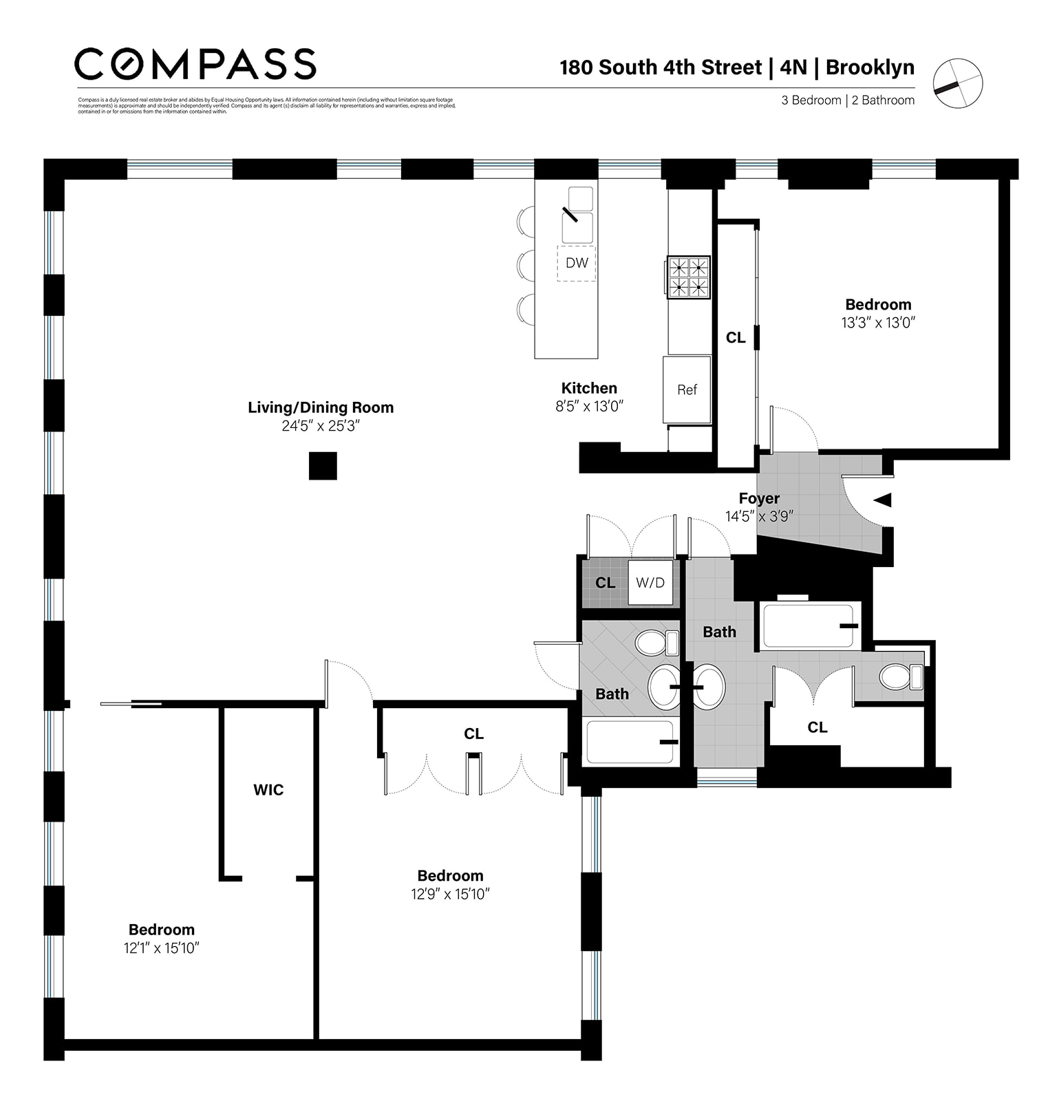 180 South 4th Street, Unit 4N | Compass