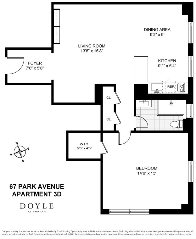 67 Park Avenue Unit 3D Compass