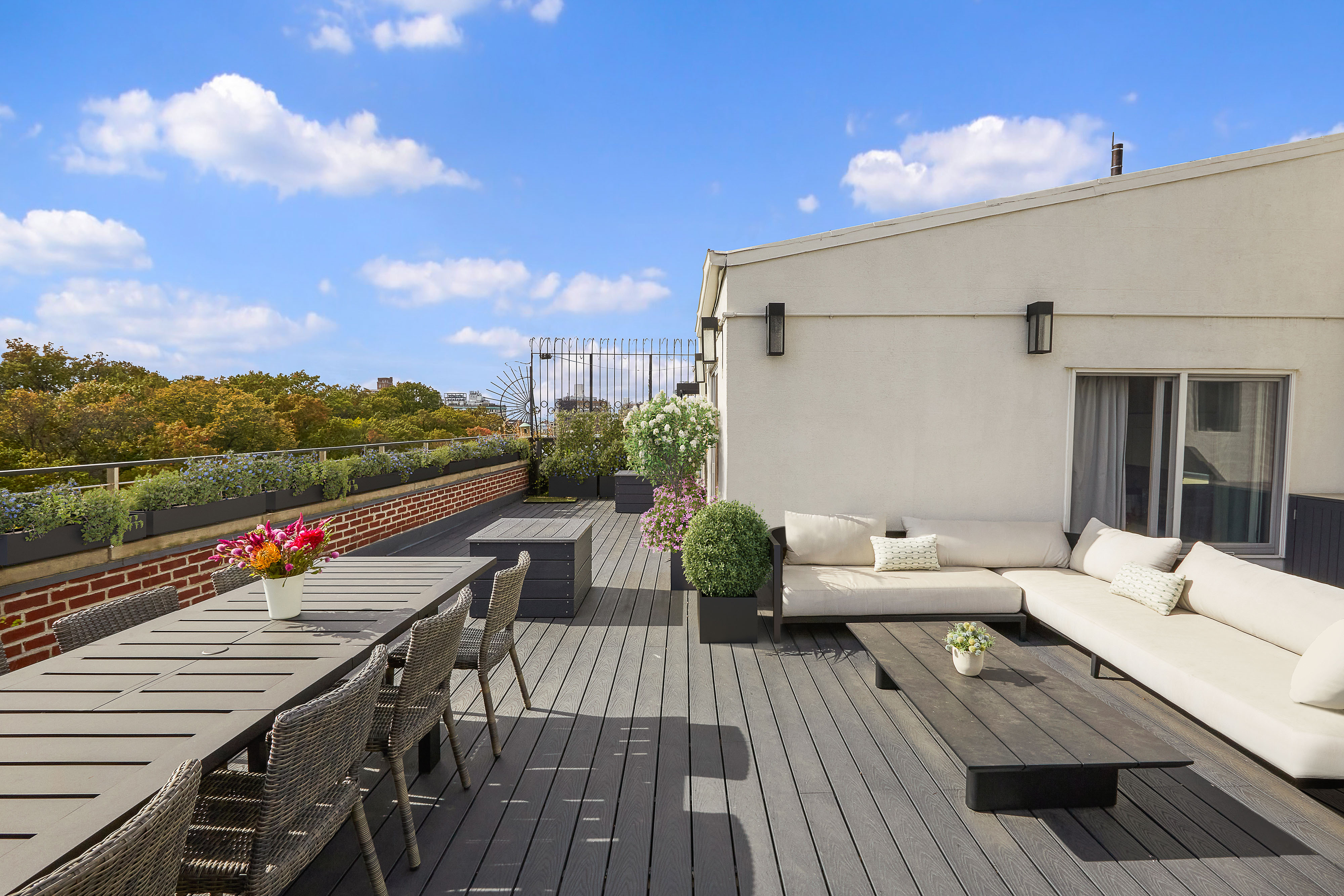 a view of deck with patio