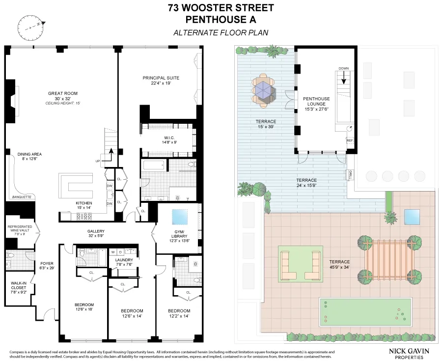 73 Wooster Street Unit PHA Compass