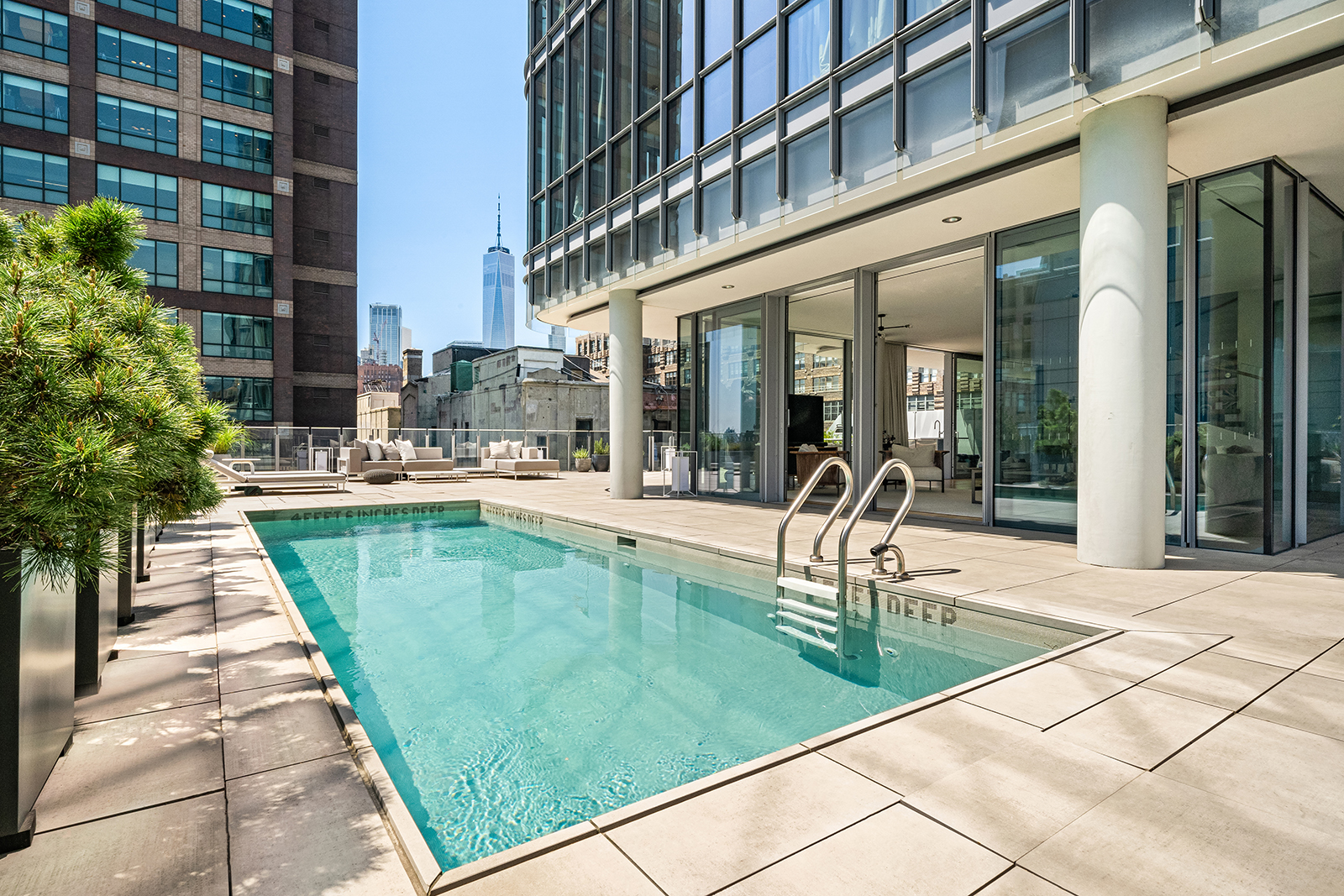 a view of a patio with a patio