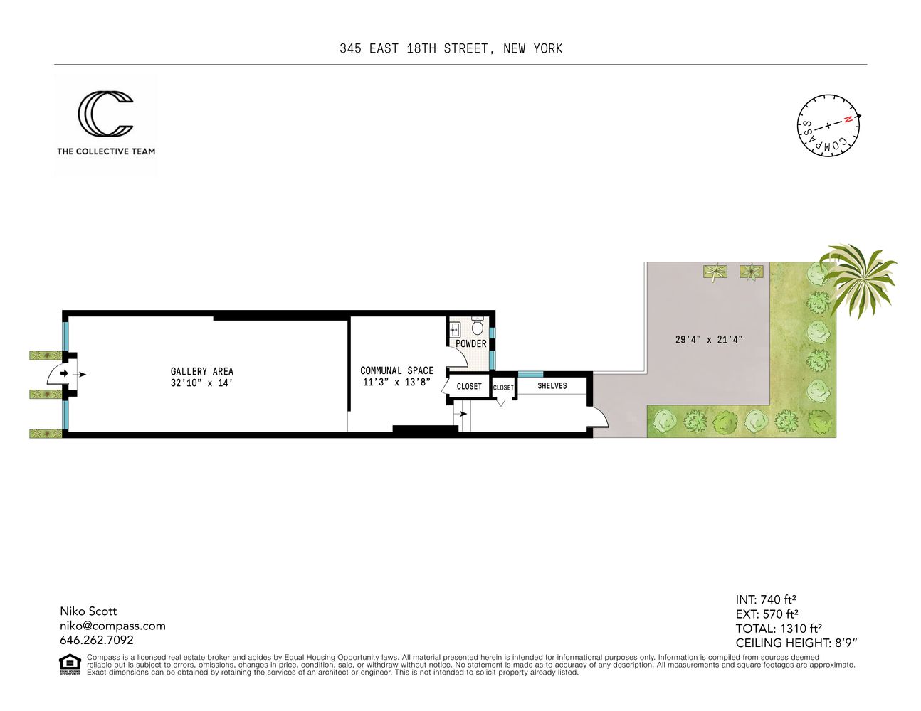 $10,000 | 345 East 18th Street, Unit GARDEN | Gramercy