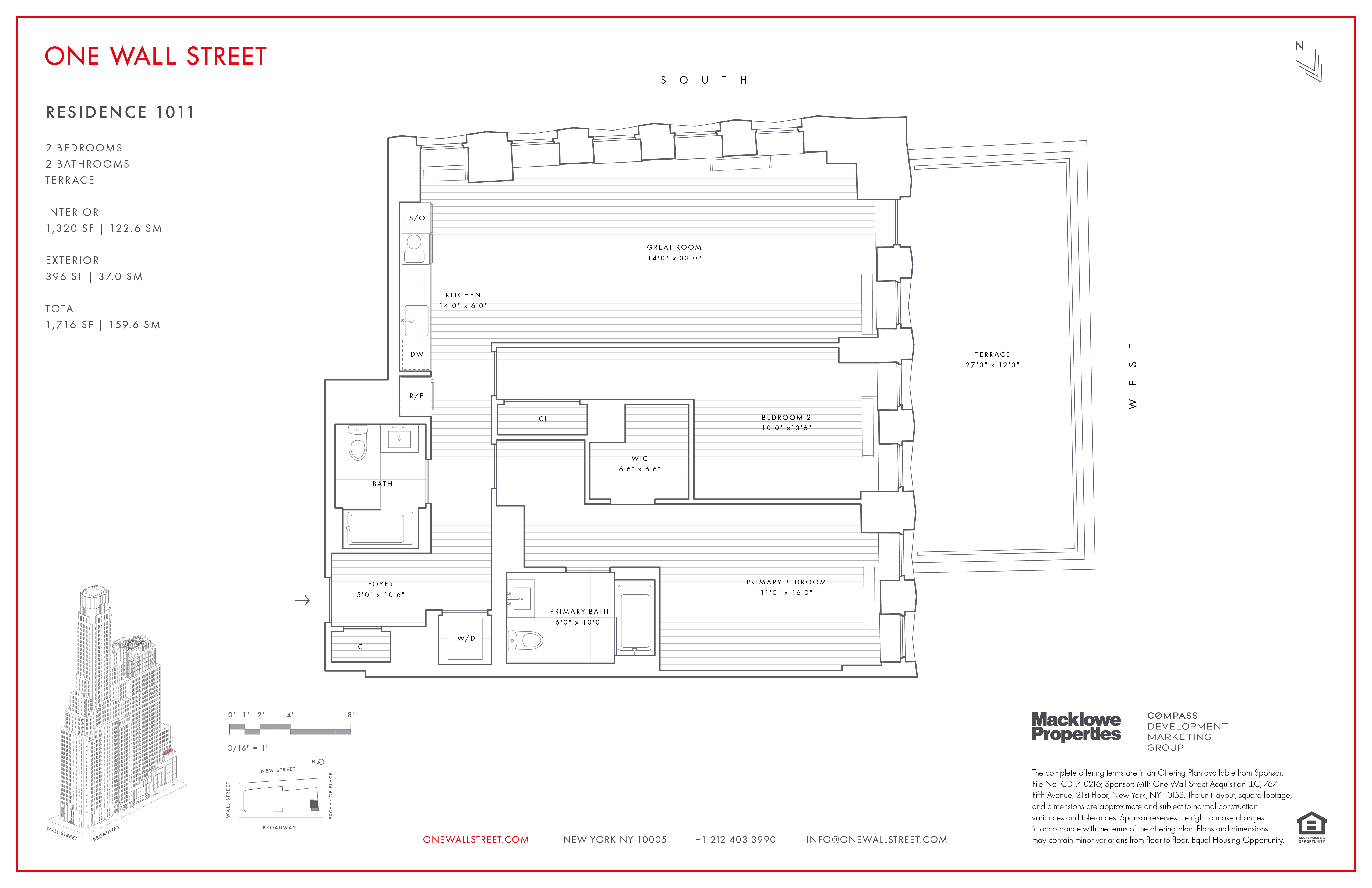 1 Wall Street, Unit 1011 | Compass