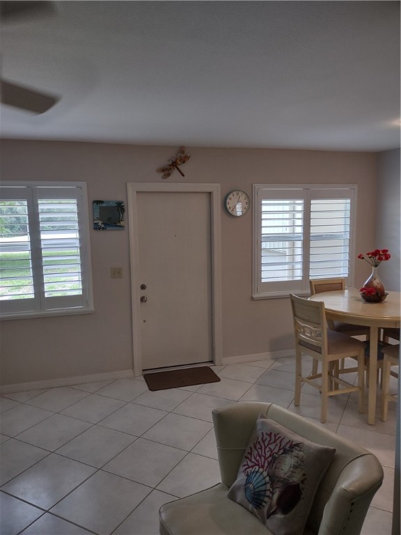 a living room with furniture and window