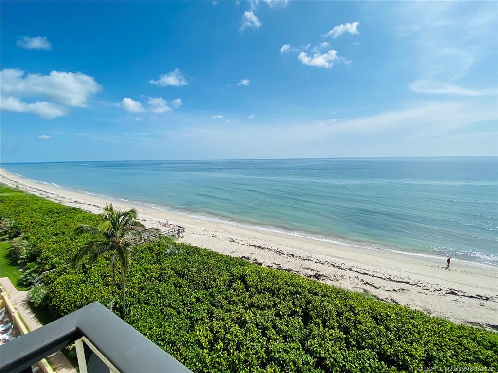 a view of an ocean beach