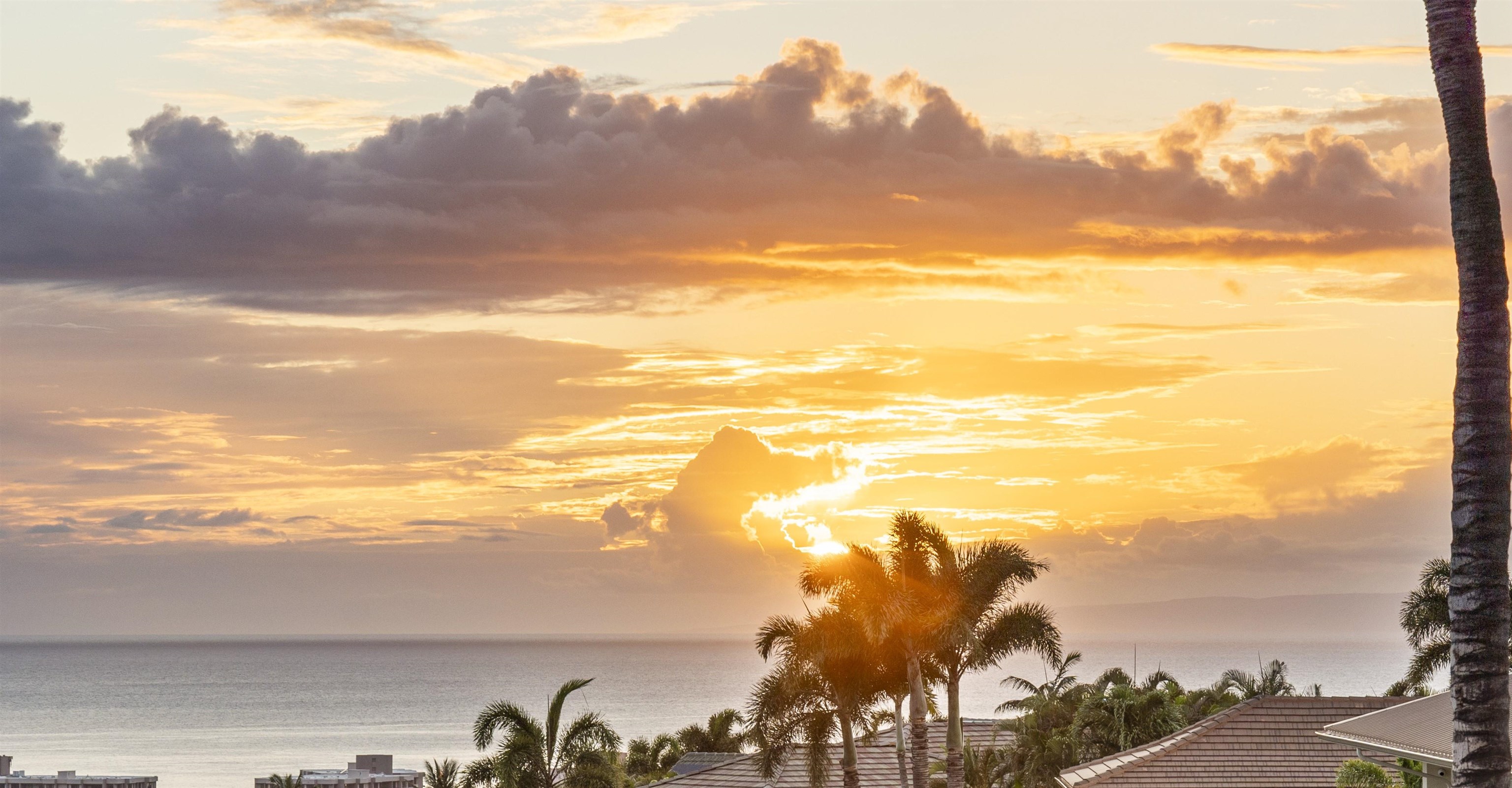 a view of an ocean and beach