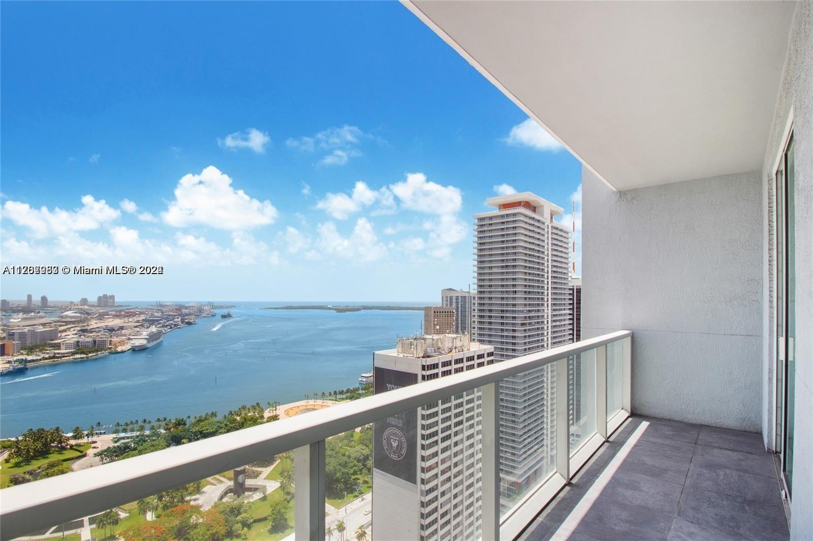 a view of balcony with city view