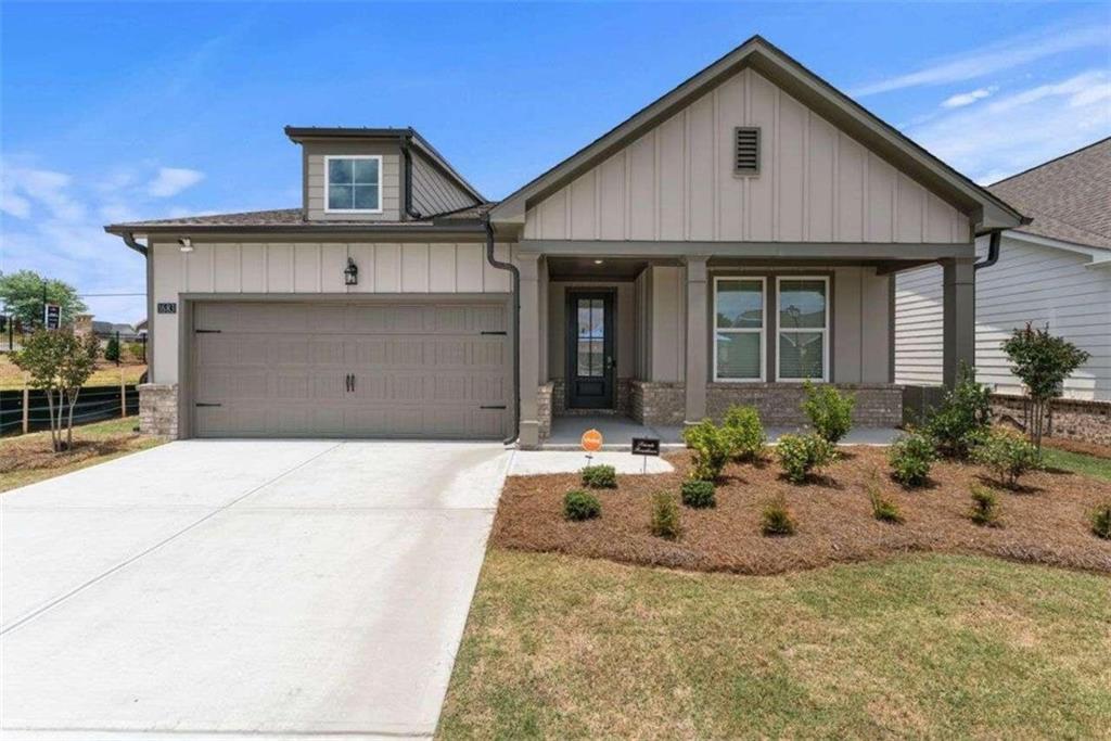 a view of a house with a outdoor space