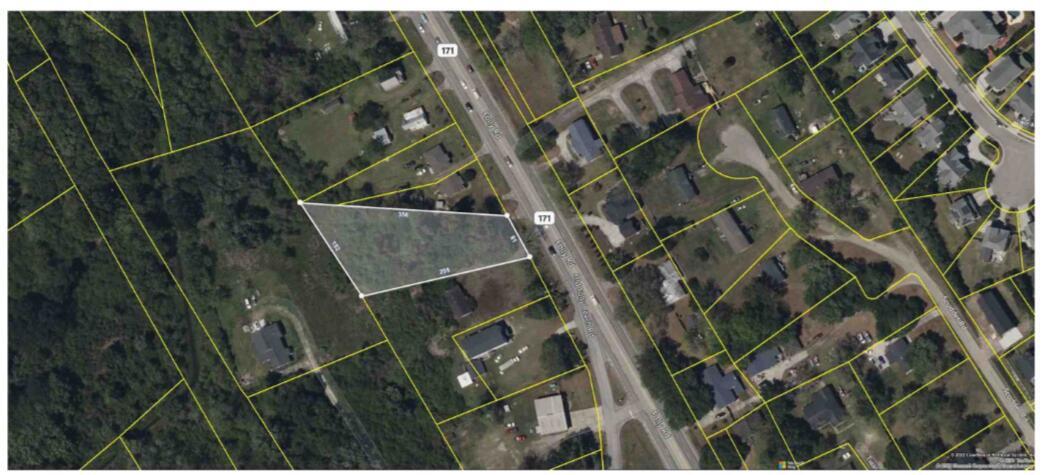 folly Rd aerial map