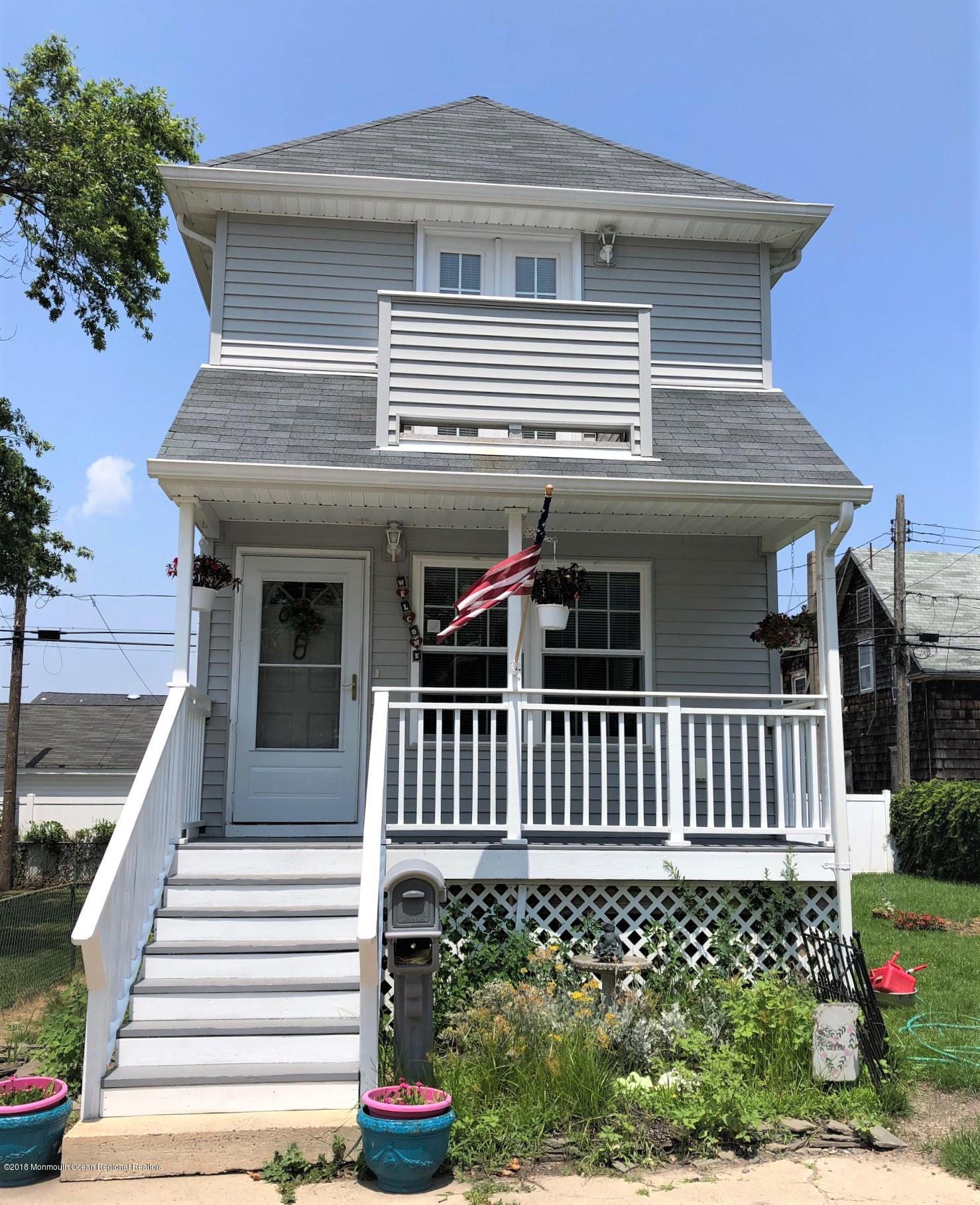 a front view of a house with entryway