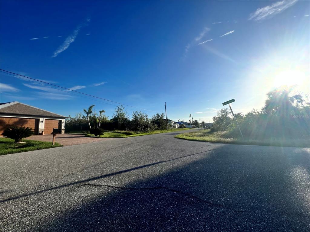 a view of a street