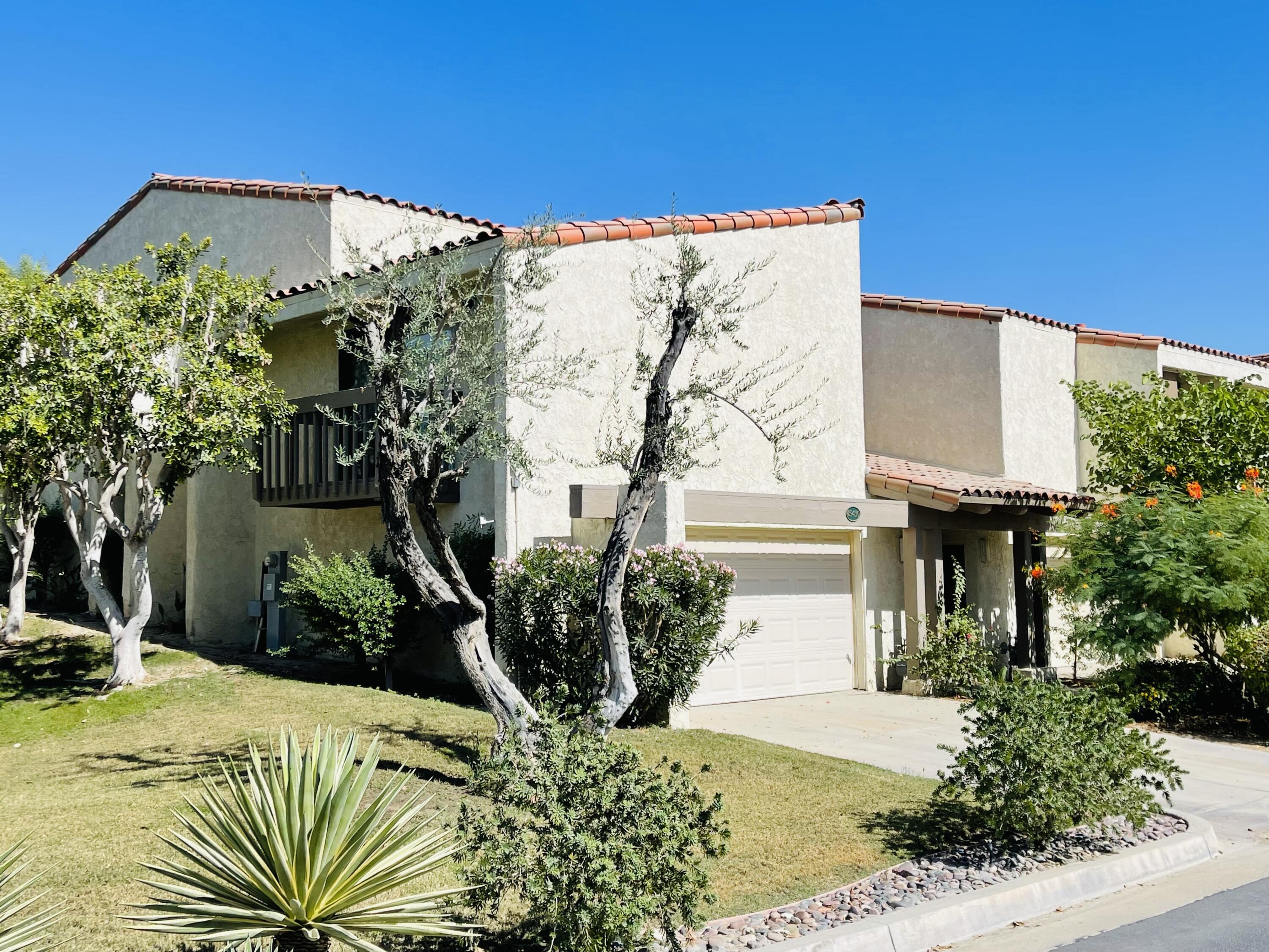 a view of a house with a patio