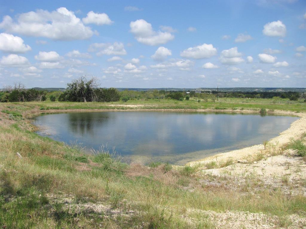 a view of yard with lake and mountain in the back