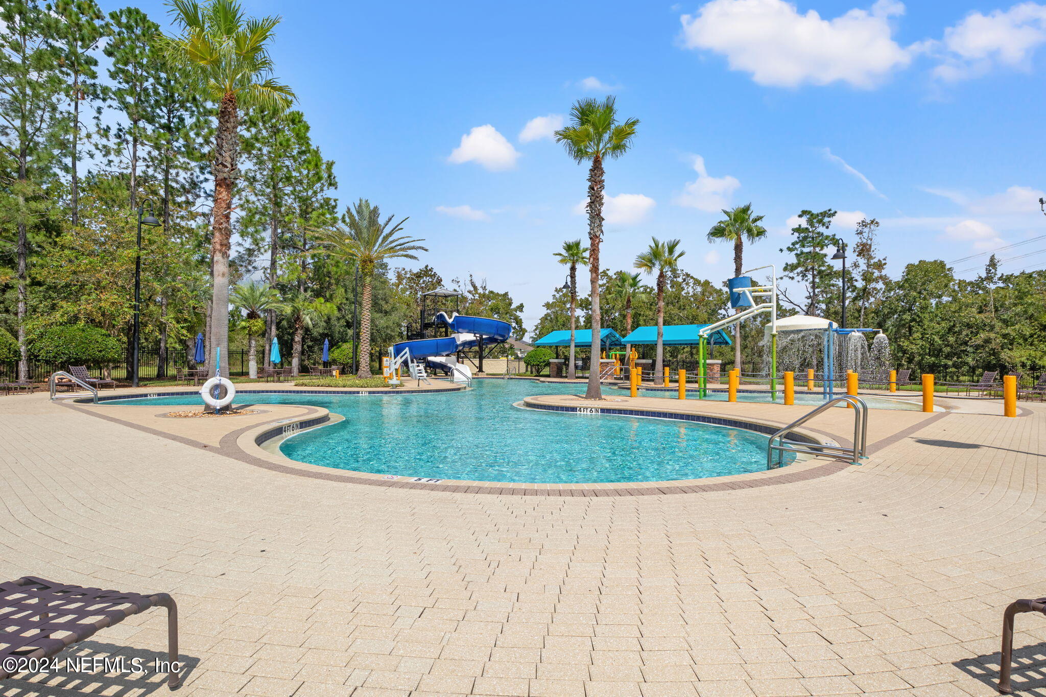 a view of outdoor space swimming pool and an outdoor seating