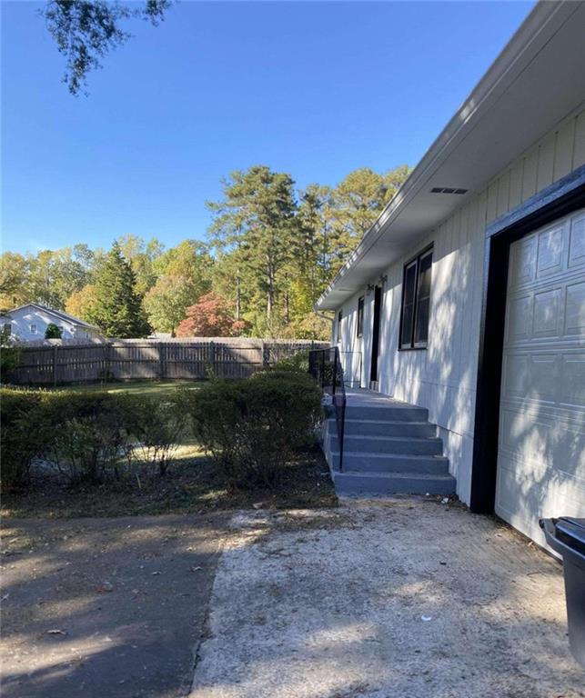 a view of outdoor space and yard