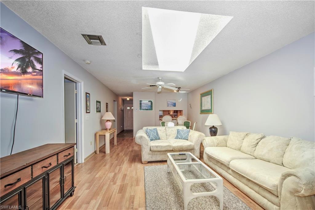 Bright Living Room with Skylight