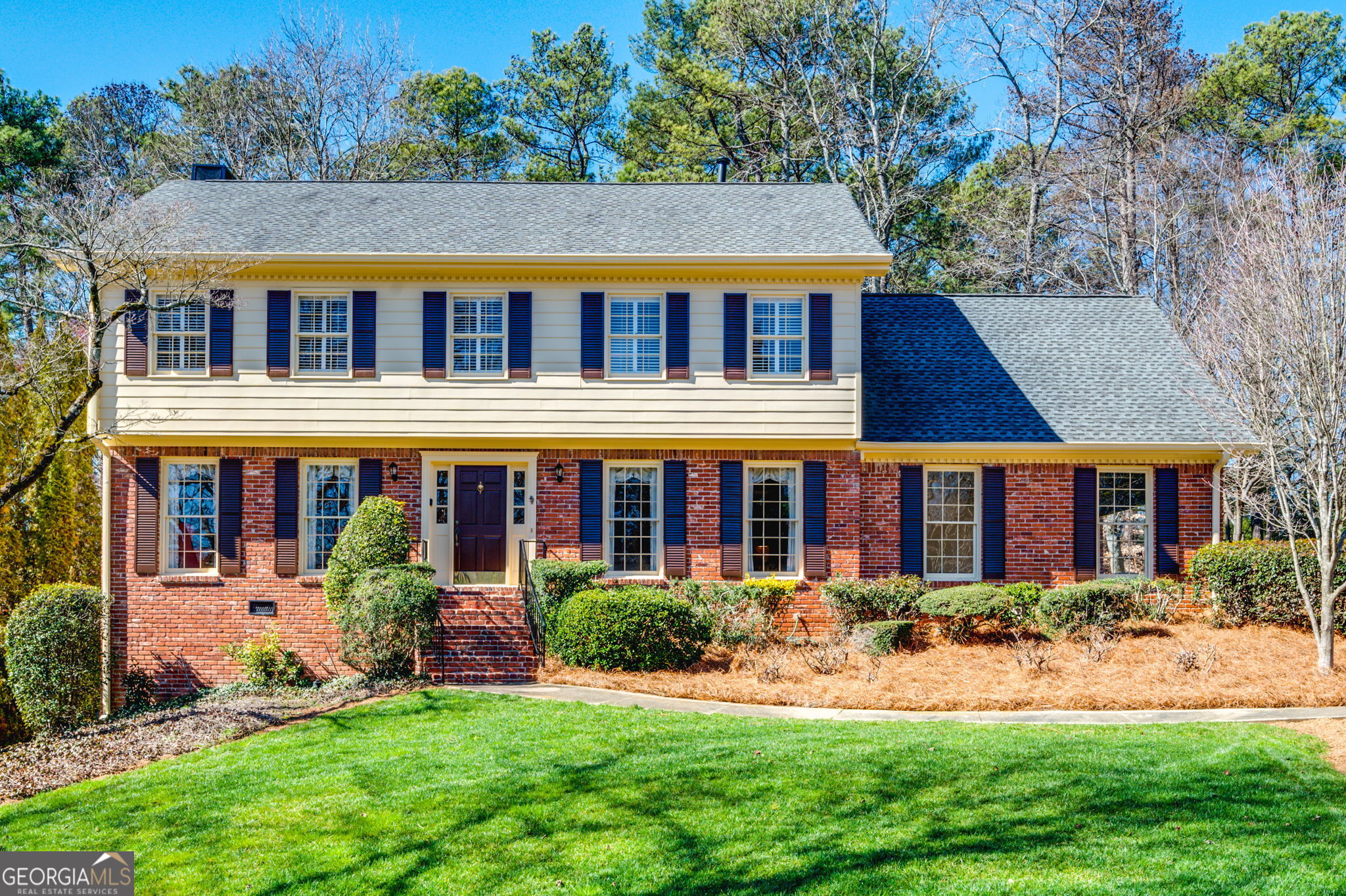 front view of house with a yard