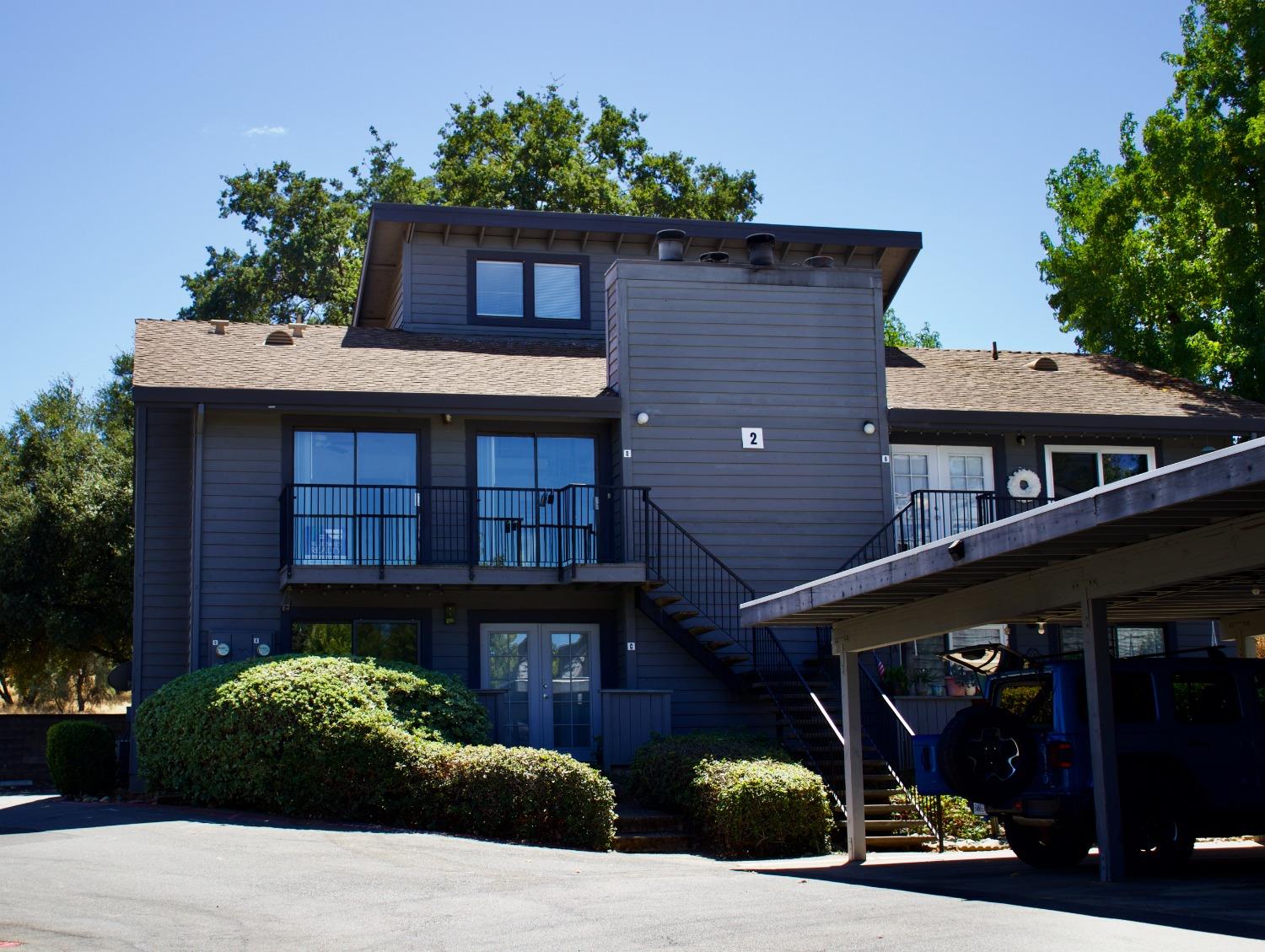 Beautiful views from your second story condo! Your dedicated parking spot is just a few steps from your front door.