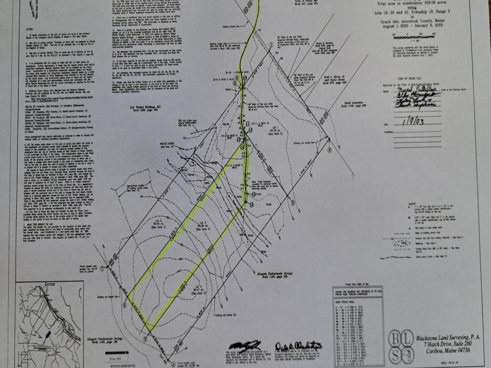 Lot #3, Grand Isle Woods Subdivision