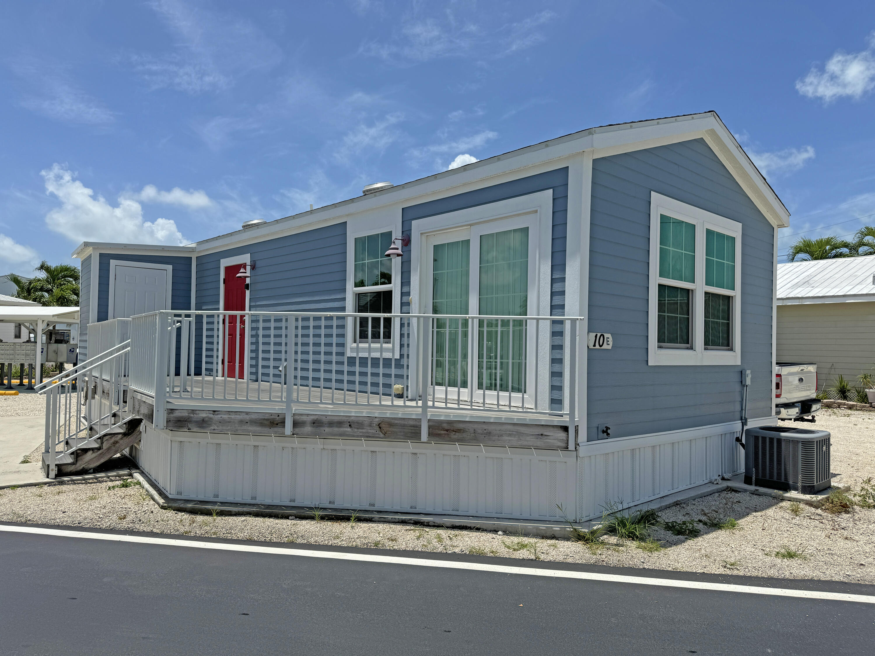 a view of a house with a patio