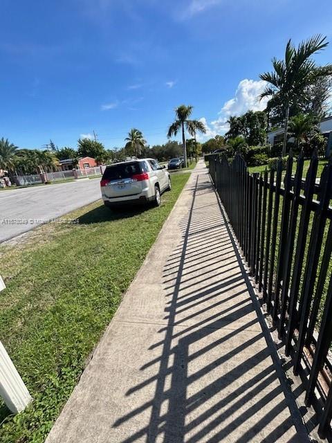 a car parked on the side of the road