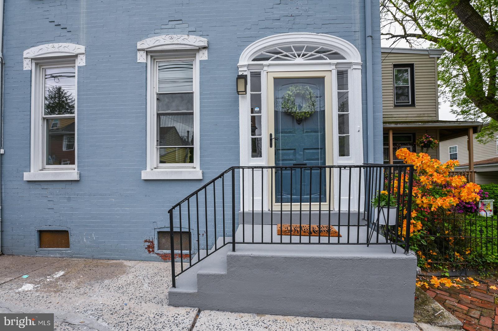 front view of a house with a porch