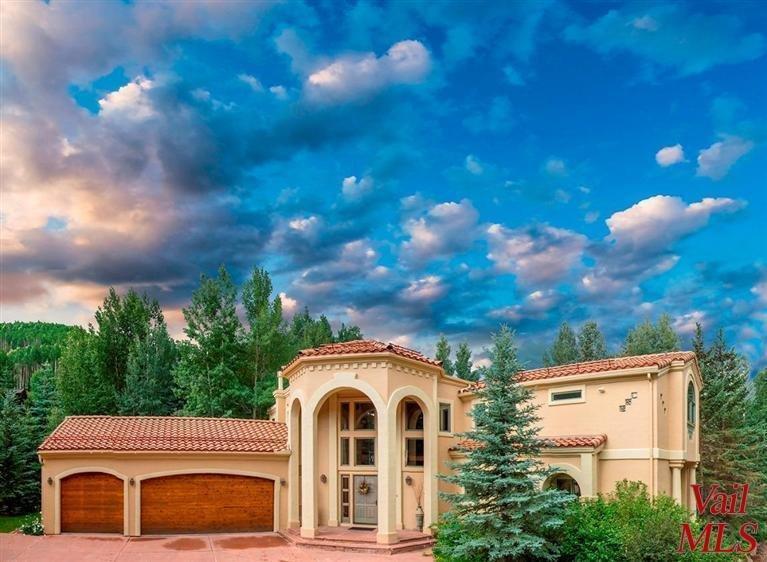 a view of a house with a balcony