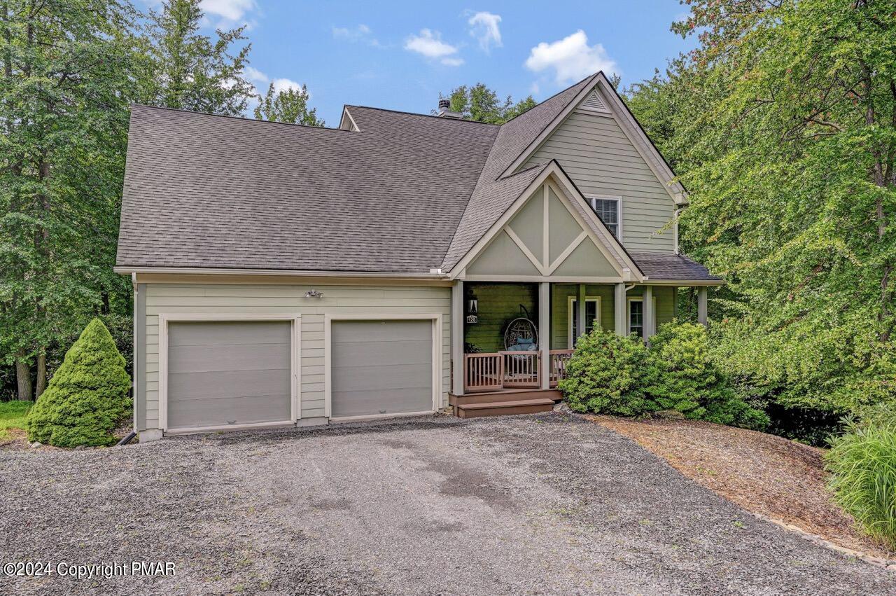 front view of house with a yard