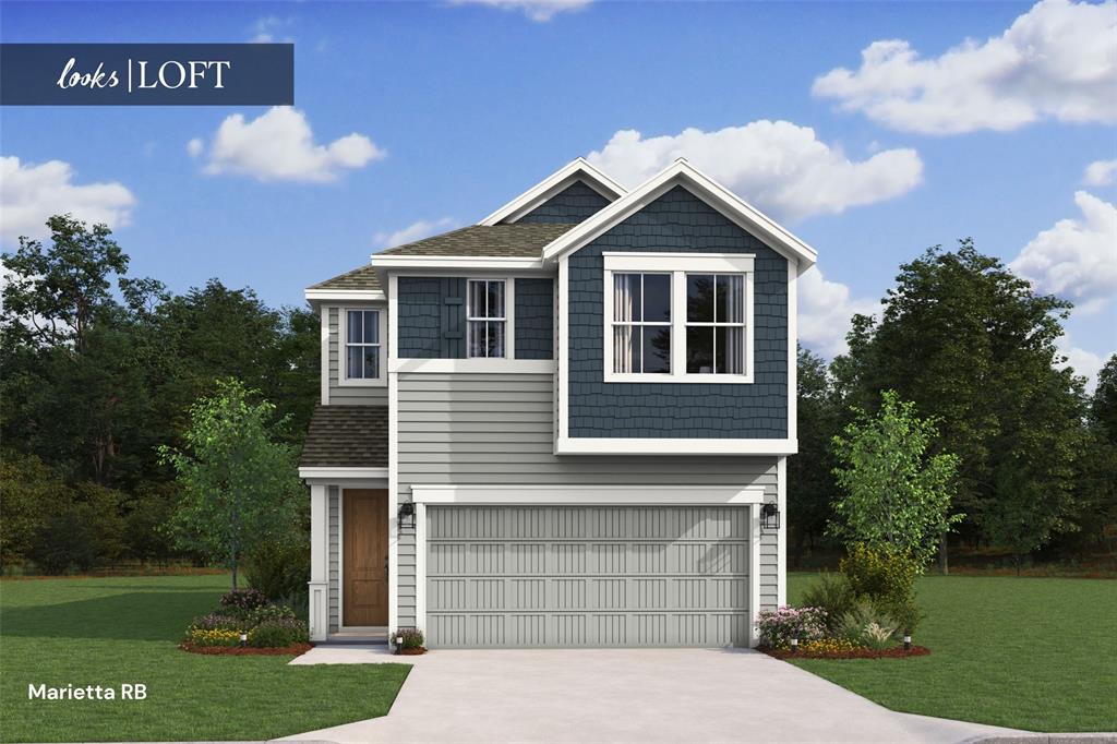 Stunning Marietta home design by K. Hovnanian Homes with elevation RB in beautiful Piccolina. (*Artist rendering used for illustration purposes only.)