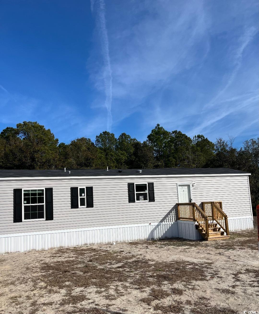 View of front of property completed