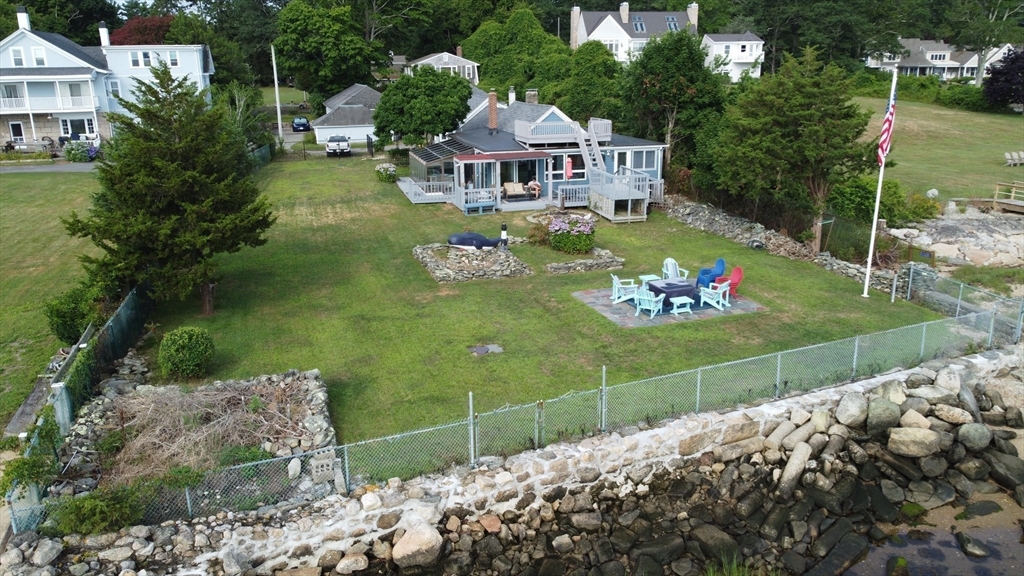 a view of a house with garden