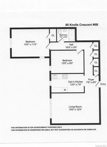 $165,086 | 80 Knolls Crescent, Unit 1B | Spuyten Duyvil