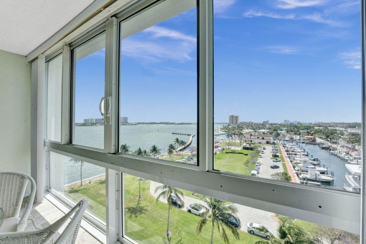 a view of a city from a window