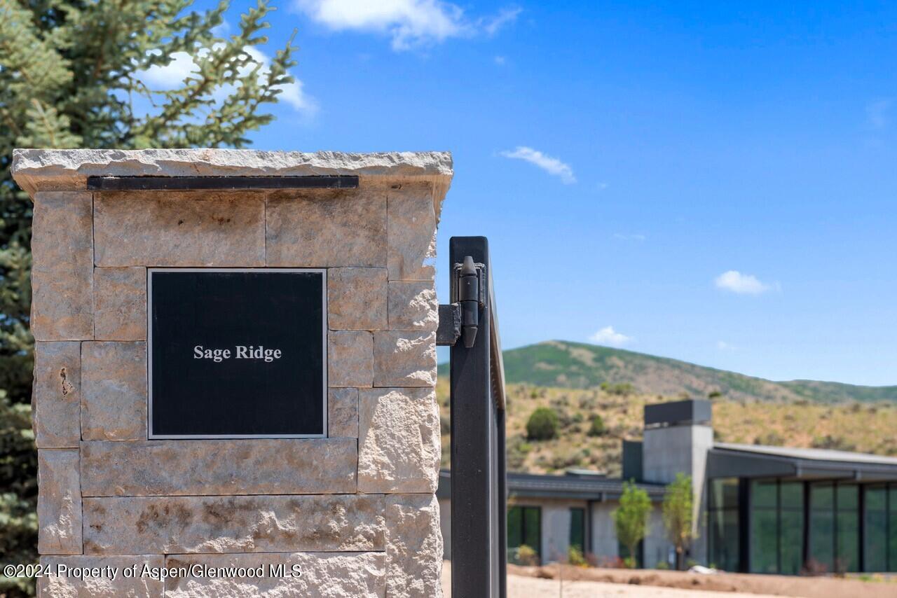 Sage Ridge Entrance sign