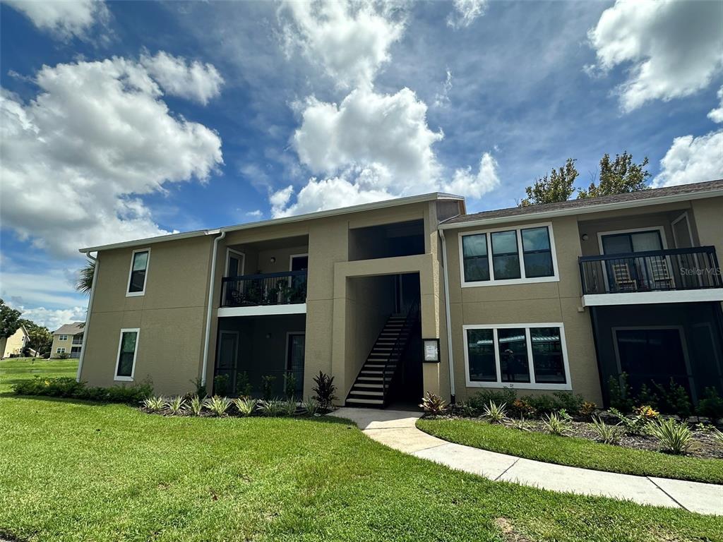 front view of house with a yard