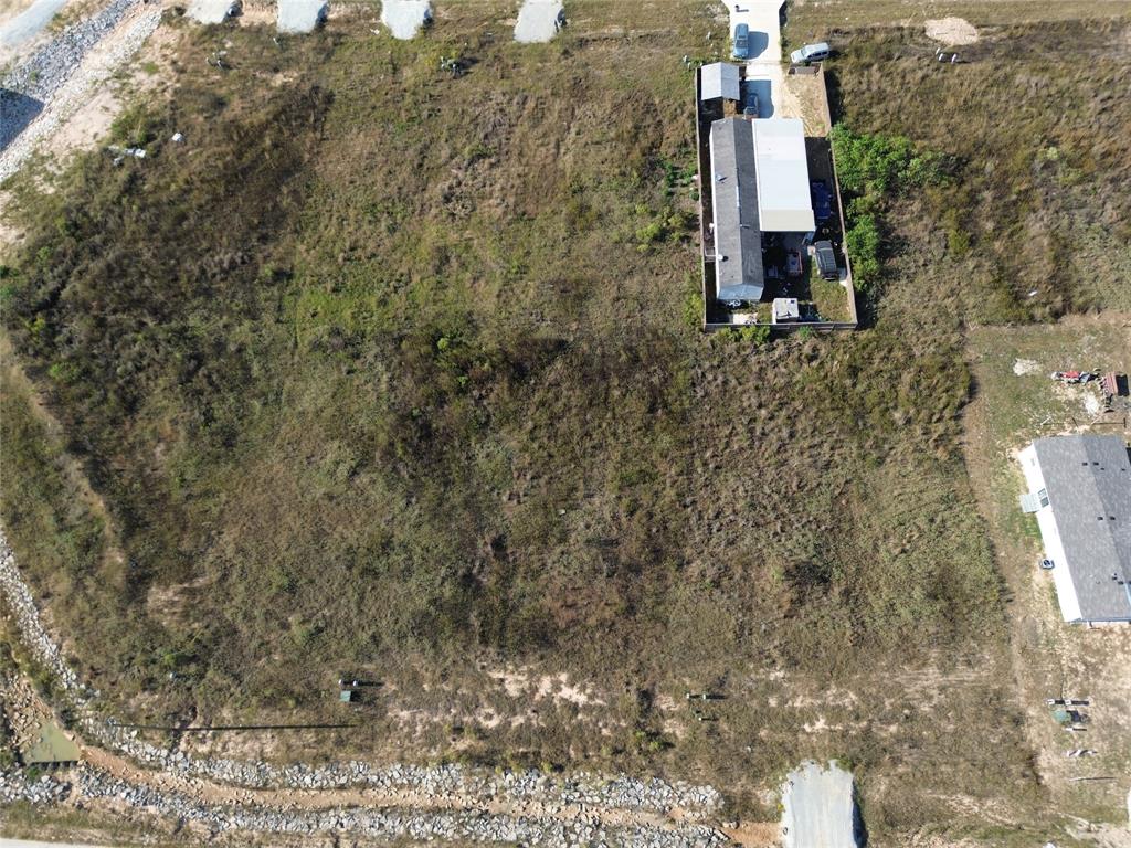 a bird view of a house