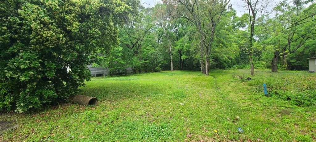 a view of an outdoor space and a yard