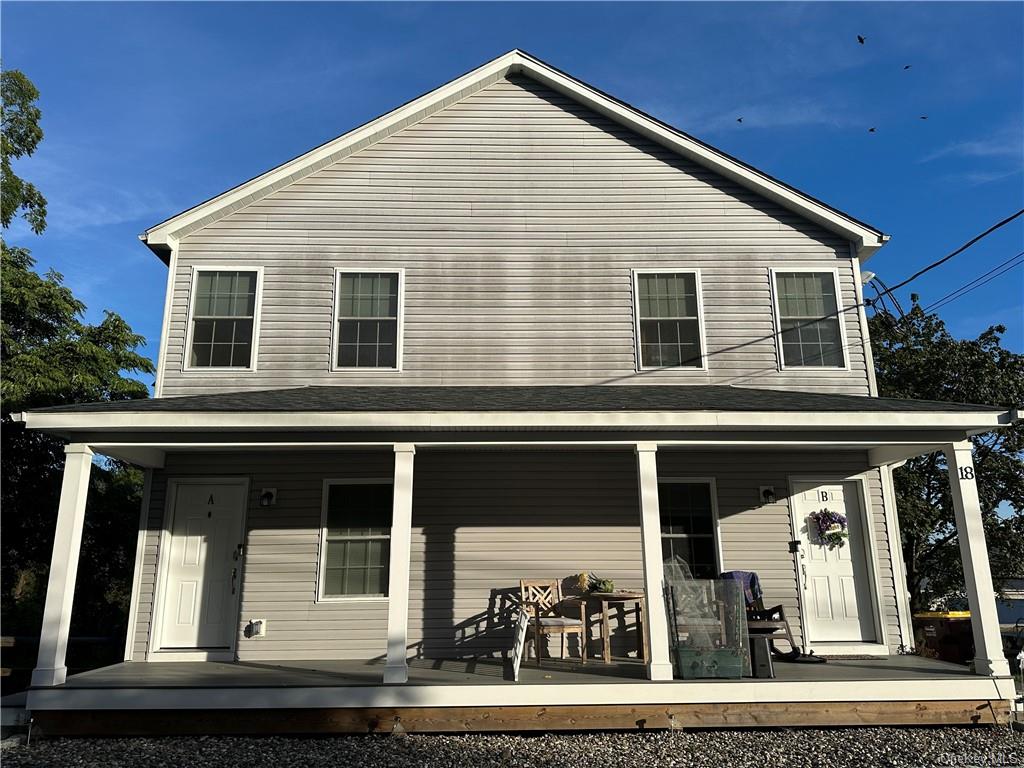 a view of a house with entrance