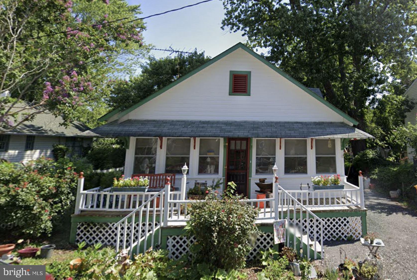 front view of a house with a porch