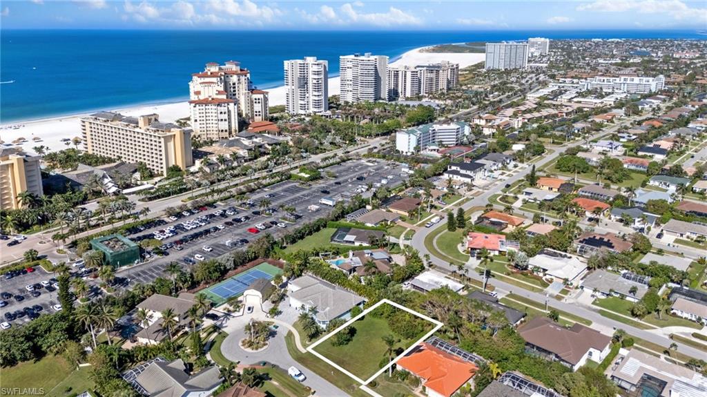 an aerial view of city