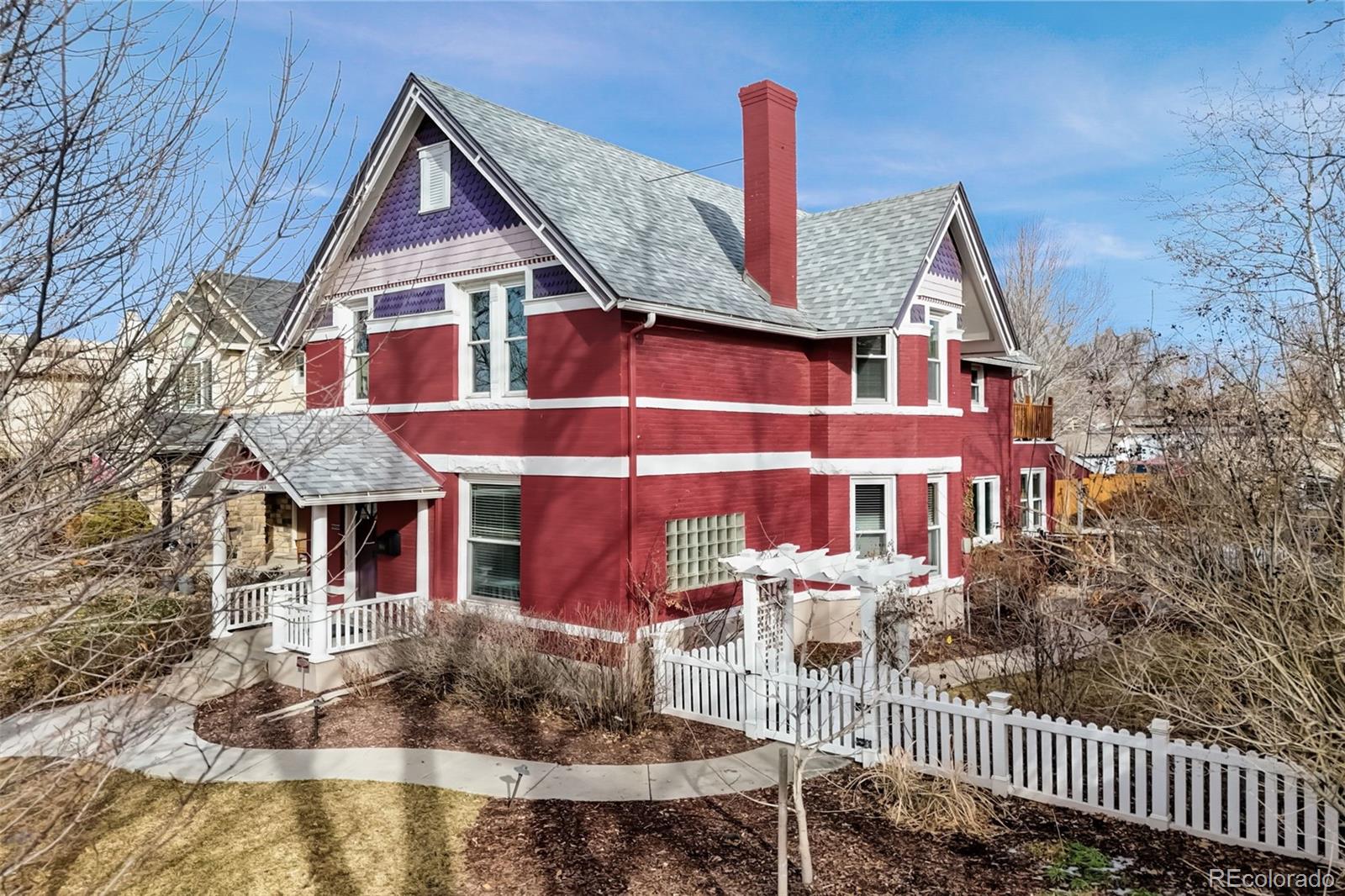 a front view of a house with a porch