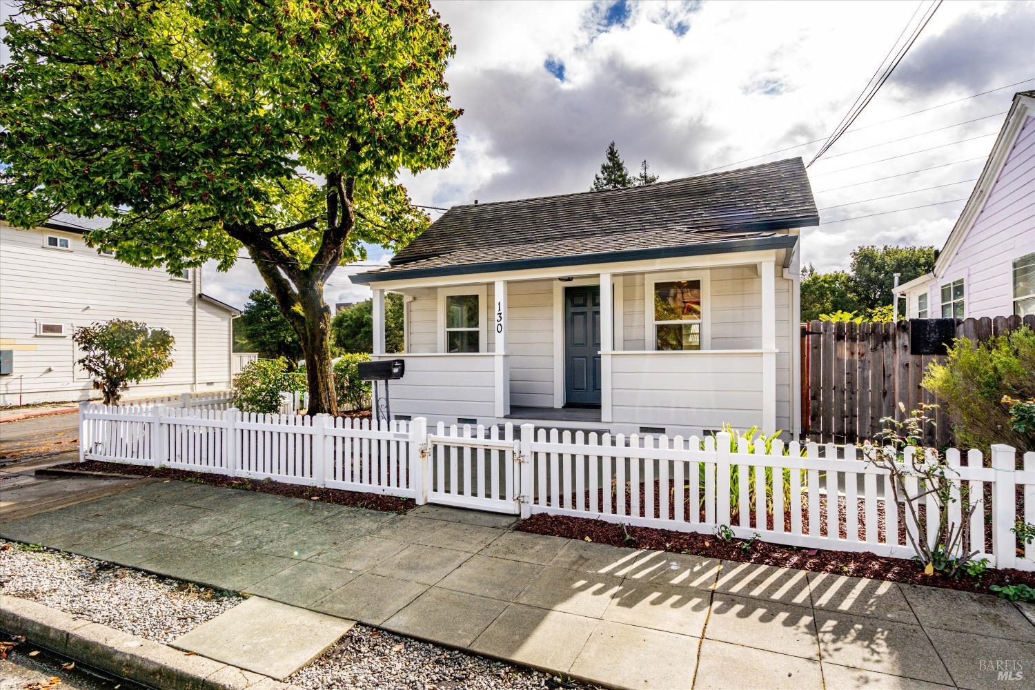 a front view of a house having yard