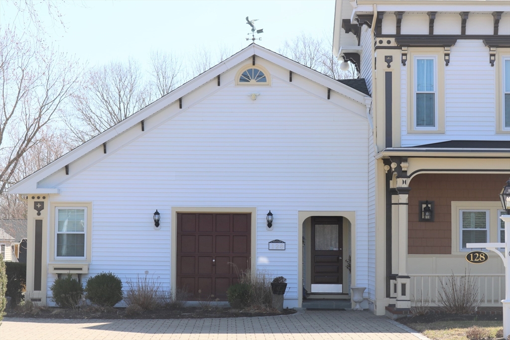 a view of a white building