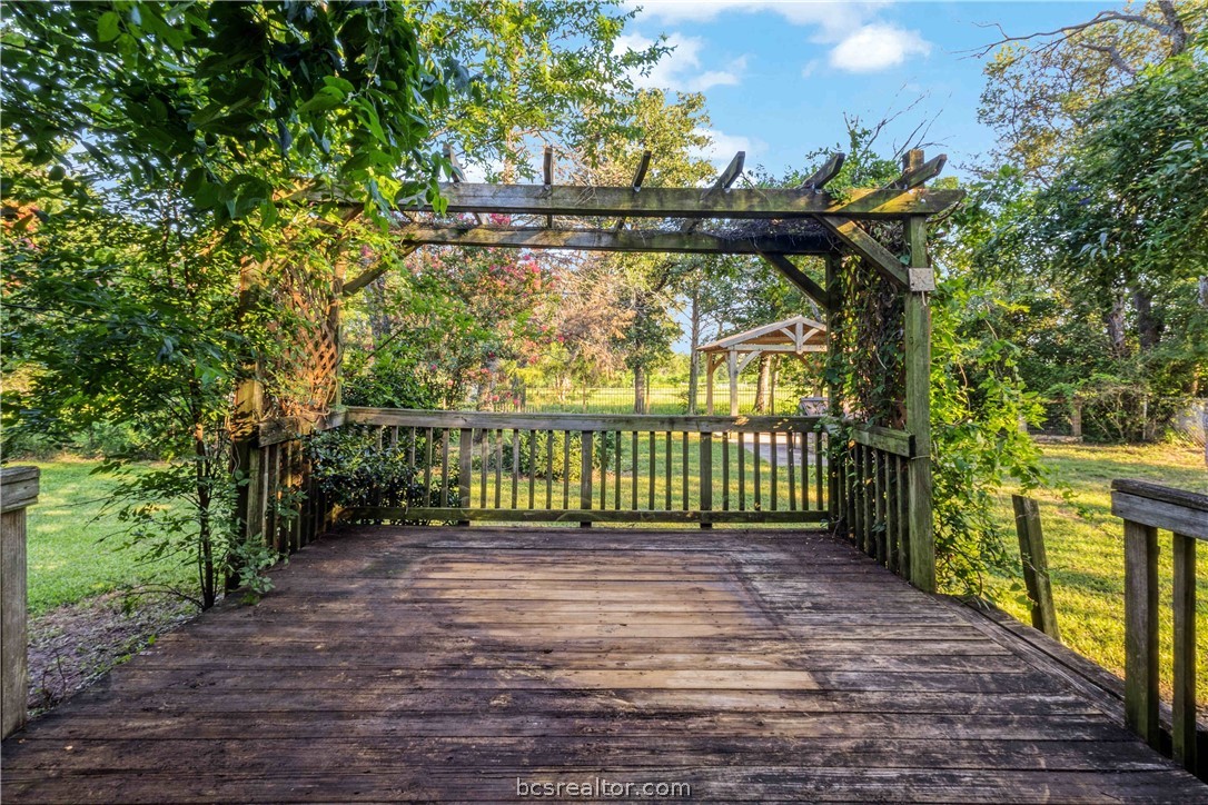 a view of a pathway with a street view