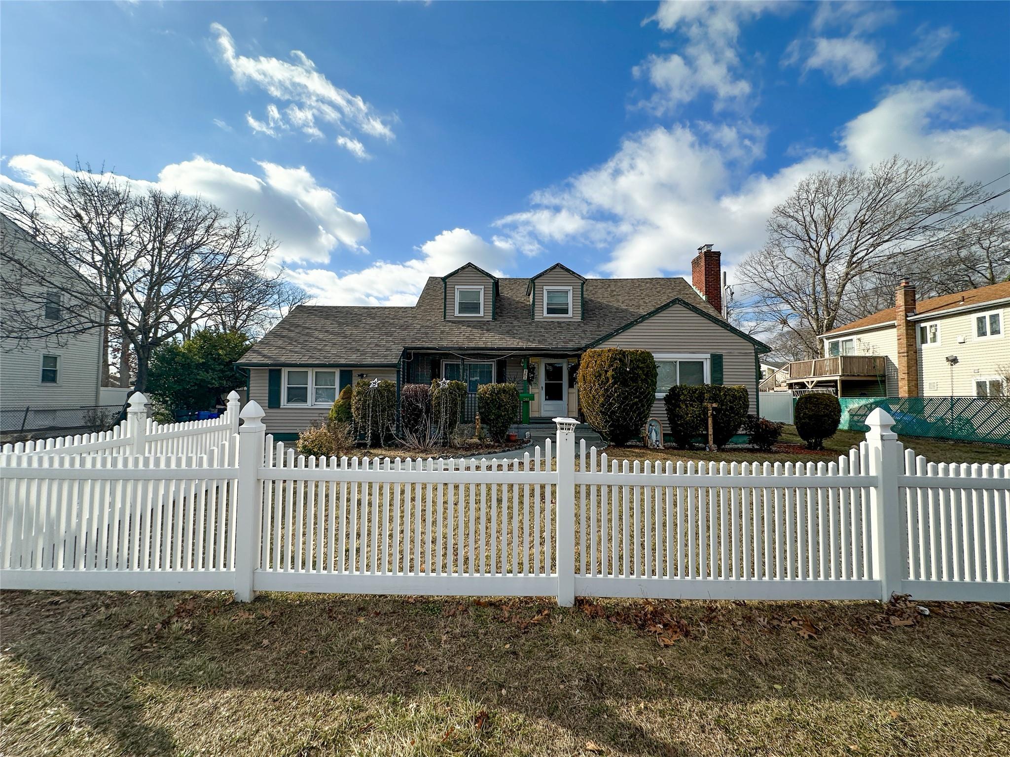 View of cape cod-style house