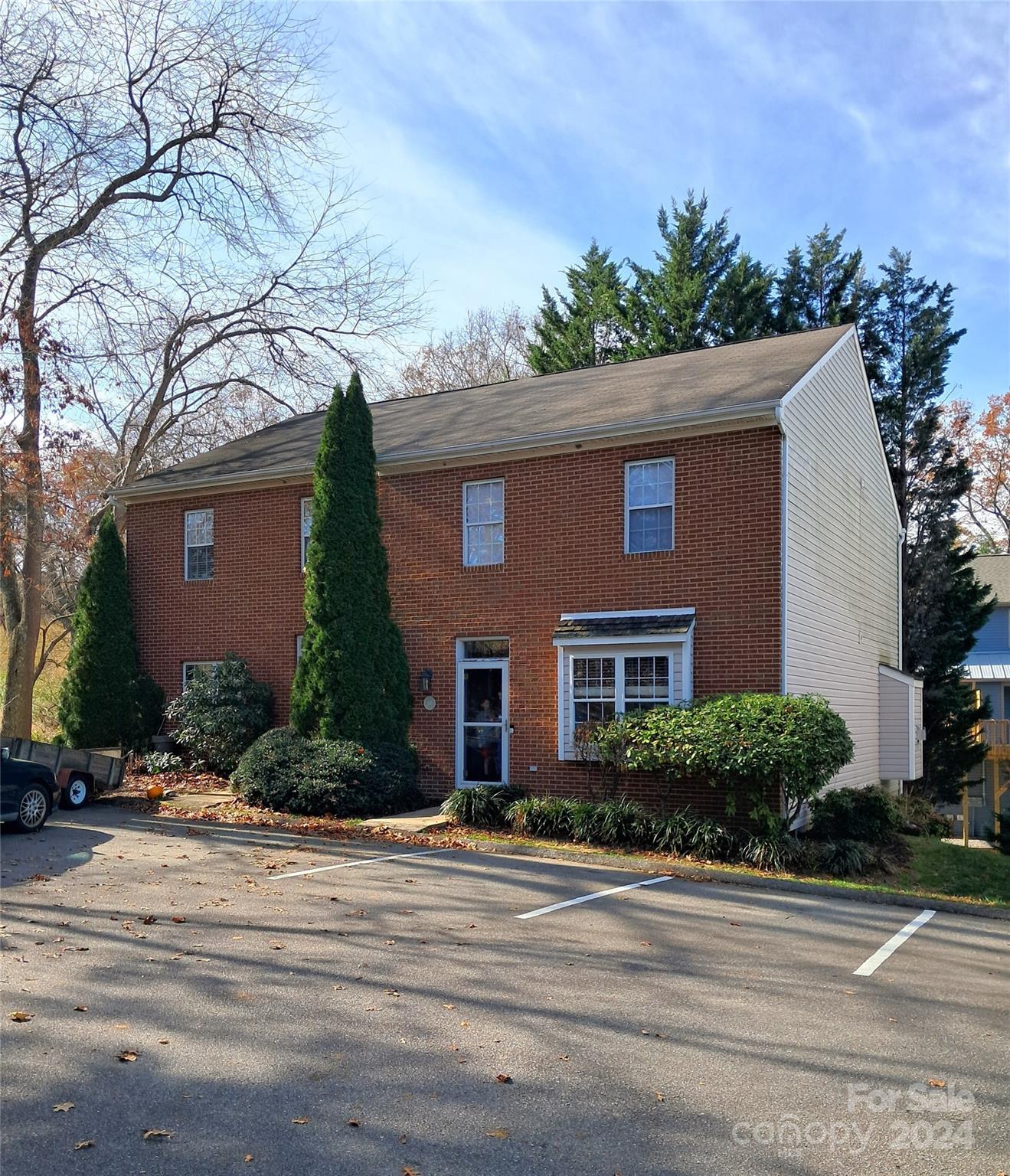 front view of house with a street