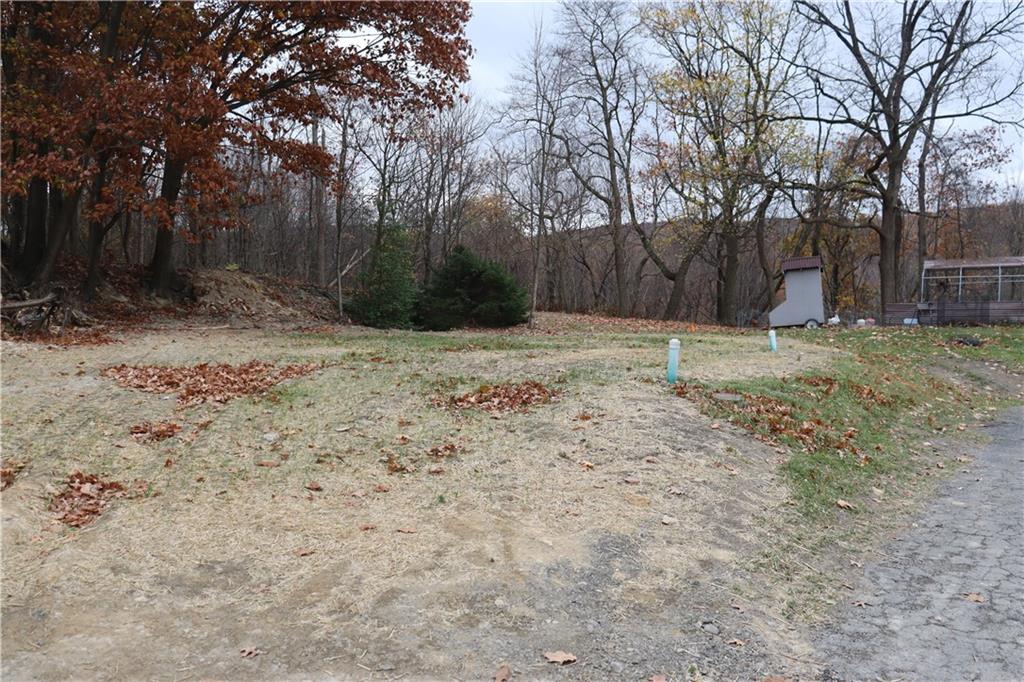 a backyard of a house